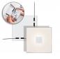 Preview: Paulmann 78401 2er-Set LumiTiles LED Fliesen Square 100x10mm 0,8W warmweiß Weiß Kunststoff/Aluminium