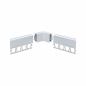 Preview: Paulmann 78409 LumiTiles Zubehör Profil Top Abdeckung 40x40mm Telegrau