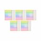 Preview: Paulmann 78413 5er-Set LumiTiles LED Fliesen Square 100x10mm 0,8W dimmbar modern Regenbogen/ Weiß+ Weiß Kunststoff/Aluminium