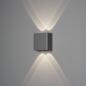 Preview: Konstsmide 7891-370 Chieri Aussen Wandleuchte 2x2 LED anthrazit