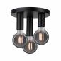 Preview: Paulmann 79761 Neordic Skogen Deckenleuchte max3x20W E27 Schwarz 230V Metall