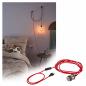 Preview: Paulmann 79770 Neordic Eldar Pendelleuchte inkl Stecker max 1x20W E27 Rot/Brüniert 230V Metall