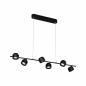 Preview: Paulmann 79784 LED Pendelleuchte modern Smart Home Zigbee Puric Pane 6W Schwarz
