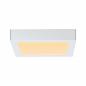 Preview: Aktion: Nur noch angezeigter Bestand verfügbar - Universal LED Decken Leuchte Carpo mit WarmDim-Funktion eckig 225x225mm in Weiß Paulmann 79796