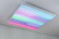 Preview: Paulmann 79906 LED Panel Velora Rainbow dynamic Regenbogen/ Weiß eckig 595x595mm kaltweiß Weiß dimmbar