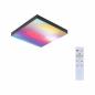 Preview: Paulmann 79907 LED Panel Velora Rainbow dynamic Regenbogen/ Weiß eckig 295x295mm kaltweiß Schwarz dimmbar