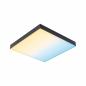 Preview: Paulmann 79907 LED Panel Velora Rainbow dynamic Regenbogen/ Weiß eckig 295x295mm kaltweiß Schwarz dimmbar