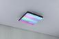 Preview: Paulmann 79907 LED Panel Velora Rainbow dynamic Regenbogen/ Weiß eckig 295x295mm kaltweiß Schwarz dimmbar