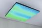 Preview: Paulmann 79909 LED Panel Velora Rainbow dynamic Regenbogen/ Weiß eckig 595x595mm kaltweiß Schwarz dimmbar