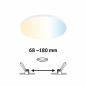 Preview: Paulmann 79956 VariFit LED Einbaupanel Smart Home Zigbee Veluna Edge schlicht Spritzwasser geschützt rund 160mm Tunable White Weiß dimmbar
