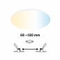 Preview: Paulmann 79957 VariFit LED Einbaupanel Smart Home Zigbee Veluna Edge schlicht Spritzwasser geschützt rund 200mm Tunable White Weiß dimmbar