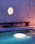 Preview: New Garden Wally Play Akku Poollampe RGBW mit Speaker Durchmesser: 38 cm mit Fernbedienung IP67, USB Stecker, dimmbar