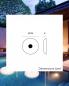 Preview: New Garden Wally Play Akku Poollampe RGBW mit Speaker Durchmesser: 38 cm mit Fernbedienung IP67, USB Stecker, dimmbar