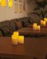 Preview: New Garden Dolo LED Wachs Kerzen mit Flammeneffect im 3er Pack (2 x AAA batteries nicht enthalten)