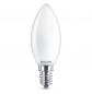 Preview: Philips E14 LED Classic Kerzenlampe 4.3W wie 40W Matt 2700K warmweißes Licht