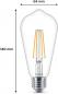 Preview: Philips LED E27 Filamentfadenlampe Kolbenform 7W wie 60W warmweisses Licht dekorativ