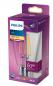 Preview: Philips LED E27 Filamentfadenlampe Kolbenform 7W wie 60W warmweisses Licht dekorativ