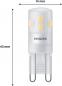 Preview: 2er PACK PHILIPS LED G9 StiftsockellampeN 1,9 Watt wie 25 Watt warmweißes Licht