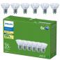 Preview: 6er Set  Philips UltraEfficient LED GU10 Spot 2,3W wie 35W 36° 2700K Warmweiß – energieeffiziente Spotbeleuchtung