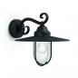 Preview: Philips myGarden Pasture Wandleuchte 1-flammig E27 max. 60W schwarz IP44 Vintage Look
