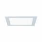 Preview: Paulmann 92066 Quality EBL Set Panel eckig LED 1x18W 4000K 230V 220x220mm Weiß/Kunststoff