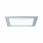 Preview: Aktion: Nur noch angezeigter Bestand verfügbar - Paulmann 92078 Quality Einbauleuchte Set Panel eckig LED 1x18W 4000K 230V 220x220mm Chrom Kunststoff