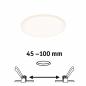 Preview: Paulmann 92388 EB Panel Veluna VariFit IP44 8,5W 3000K 125mm Kunststoff