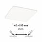 Preview: Paulmann 92398 EB Panel Veluna VariFit IP44 17,5W 4000K 185x185mm Kunststoff