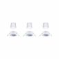 Preview: Paulmann 92463 LED Einbauleuchte Smart Home Zigbee Base Coin Basisset schwenkbar rund 90mm 20° dimmbar 3000K Weiß