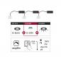 Preview: Paulmann 92477 EBL Choose 3er Coin Set Easy-Dim LED 3x6,5W 630lm 2700K 51mm Kunststoff