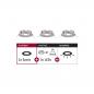 Preview: Paulmann 92479 EBL Choose 3er Spot starr max 3x10W 230V 51mm Eisen geb Alu