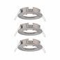 Preview: Paulmann 92479 EBL Choose 3er Spot starr max 3x10W 230V 51mm Eisen geb Alu