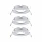 Preview: Paulmann 92480 EBL Choose 3er Spot starr max 3x10W 230V 51mm Weiß matt Alu