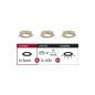 Preview: Paulmann 92483 EBL Choose 3er Spot starr max 3x10W 230V 51mm Messing geb Alu