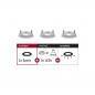 Preview: Paulmann 92484 EBL Choose 3er Spot starr max 3x10W 230V 51mm Alu gedreht Alu