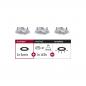 Preview: Paulmann 92490 EBL Choose 3er Spot schwenkbar max 3x10W 230V 51mm Alu gedr Alu