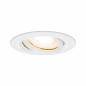 Preview: Paulmann 92898 Einbauleuchte Set Nova Plus IP65 schwenkbar LED 3x 7W GU10 Weiß