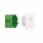Preview: Paulmann 92923 Wand Einbauleuchte Set Sensor eckig 1x2.7W 2700K Weiß