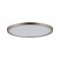 Preview: Paulmann 92935 Einbauleuchte Set Panel Areo rund dim IP44 12W 3000K 180mm Nickel