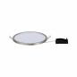 Preview: Paulmann 92935 Einbauleuchte Set Panel Areo rund dim IP44 12W 3000K 180mm Nickel