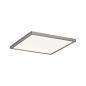 Preview: Paulmann 92939 Einbauleuchte Set Panel Areo eckig dim IP44 12W 3000K 180x180mm Nickel