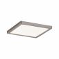 Preview: Paulmann 92940 Einbauleuchte Set Panel Areo eckig dim IP44 8W 3000K 120x120mm Nickel