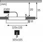 Preview: Paulmann 92940 Einbauleuchte Set Panel Areo eckig dim IP44 8W 3000K 120x120mm Nickel