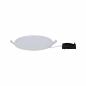 Preview: Paulmann 92943 Einbauleuchte Set Panel Areo rund IP23 LED 12W 3000K 180mm Weiß