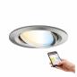 Preview: Set ZigBee steuerbare LED Einbauleuchte Nova Plus Coin Tunable White Paulmann 92961