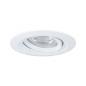 Preview: Paulmann 92970 EBL Set Nova mini Plus Coin EasyDim schwenkb 1x4,2W 2700K 230V Weiß matt/Alu