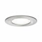 Preview: Paulmann 92977 Einbauleuchte Set Nova rund starr LED IP44 6.5W 4000K GU10 Eisen geb