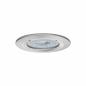 Preview: Paulmann 92979 Einbauleuchte Set Nova rund starr LED IP44 4000K Eisen gebürstet