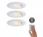 Preview: HomeSpa LED Einbauleuchten Set Calla WhiteSwitch Weiß Paulmann 92999