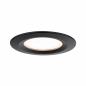 Preview: Paulmann 93081 LED Einbauleuchte Nova Plus Coin Basisset modern starr Spritzwasser geschützt rund 78mm Coin 6W 230V dimmbar warmweiß Schwarz matt